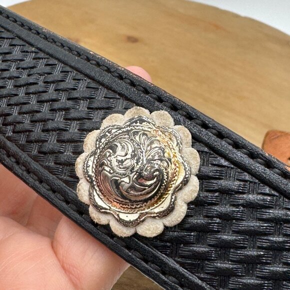 The State of Texas Lone Star Brass Belt Buckle with Brown Belt Southwestern size - Picture 5 of 15